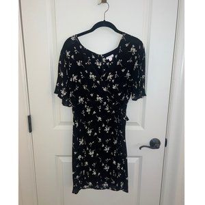 Floral Wrap Dress